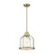 Z-Lite Burren 1 Light Pendant, Heritage Brass And Clear Seedy 337P12HBR - alternate 1